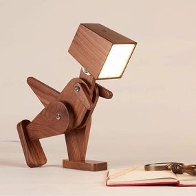 Wooden Dinosaur Shape Study Lamp Louis Poulsen chandelier